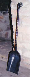 wrought iron shovel